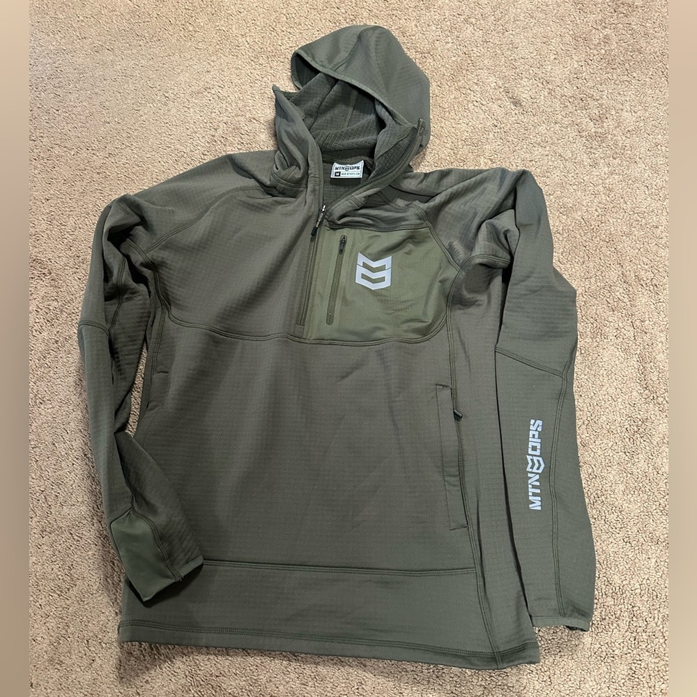 Mtn Ops Mid-Moun Grid Fleece Hoodie